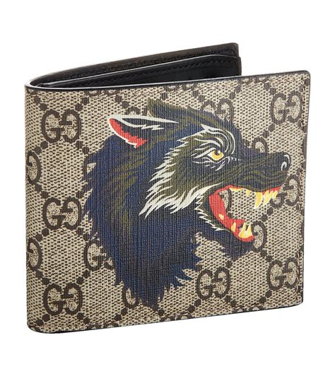 gucci wallet wolf|gucci signature web wallet.